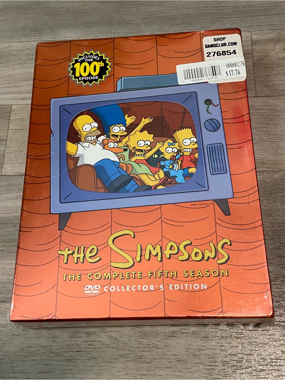 The Simpsons: The Complete Fifth Season DVD Collector's Edition - Orange